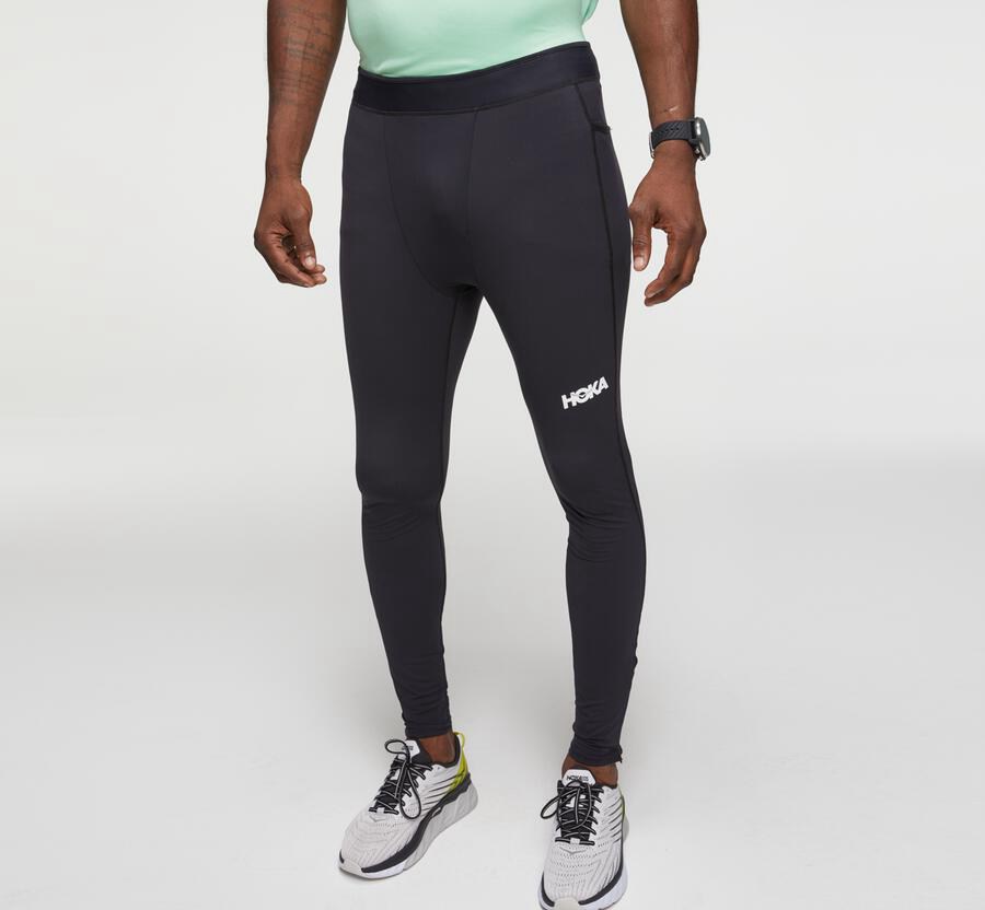 Hoka One One Broek Heren - Performance Full Length Tight - Zwart - FB2586740